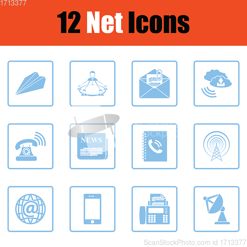 Image of Communication icon set