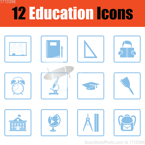 Image of Education icon set