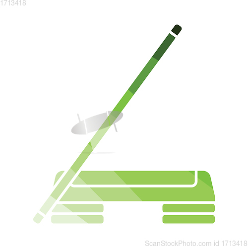 Image of Step board and stick icon