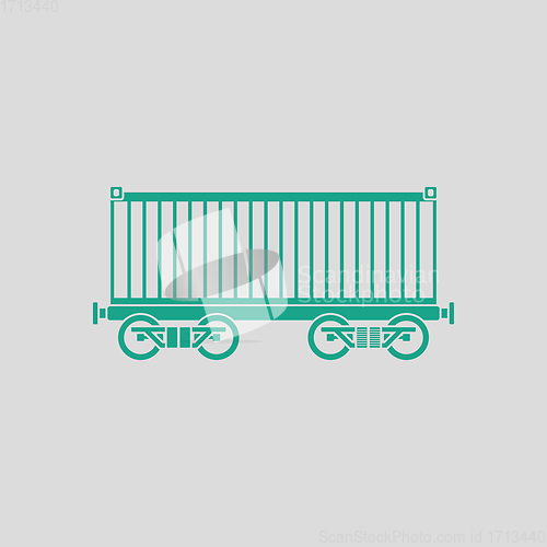 Image of Railway cargo container icon