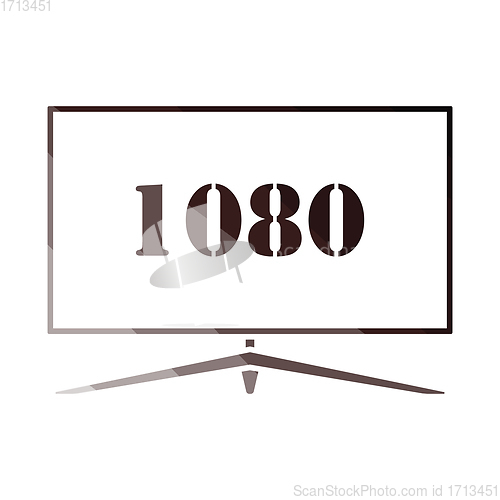 Image of Wide tv icon