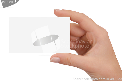 Image of Blank Business Card