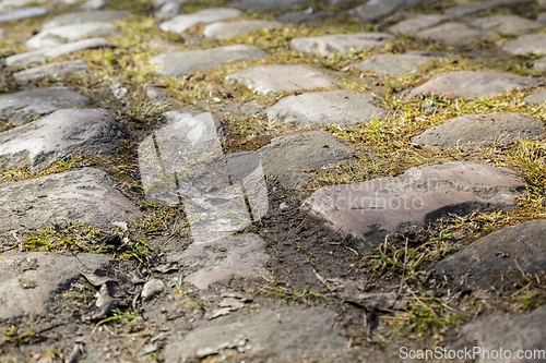 Image of Cobblestone Road- Detail