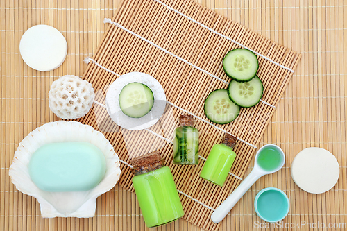 Image of Cucumber Skincare for Natural Healing Beauty Treatment