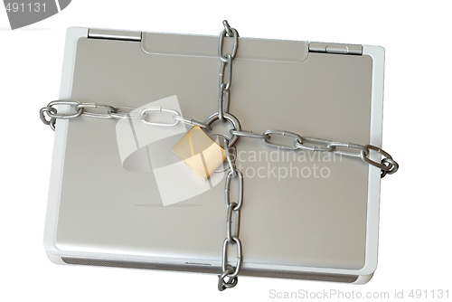 Image of Laptop in Chains