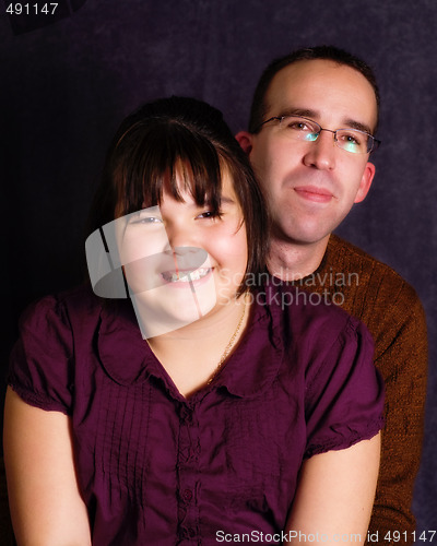 Image of Father Daughter Portrait