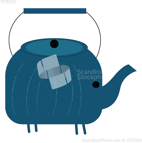 Image of Elephant pot, vector or color illustration.
