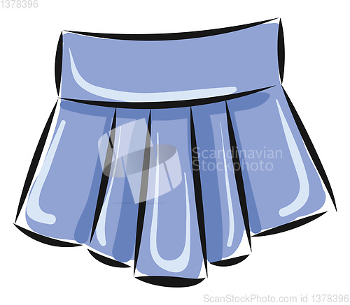 Image of Skirt for girls, vector or color illustration.