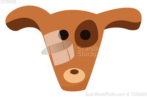 Image of Image of dog, vector or color illustration.