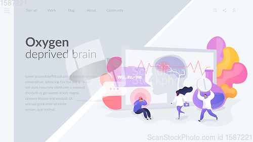 Image of Stroke landing page concept