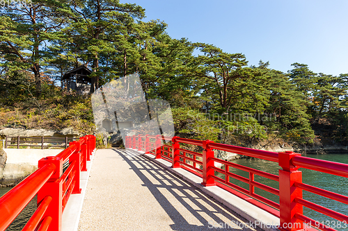 Image of Red bridge in Matsushima Miyagi