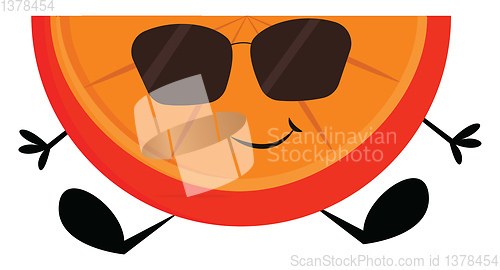 Image of Image of cool orange, vector or color illustration.