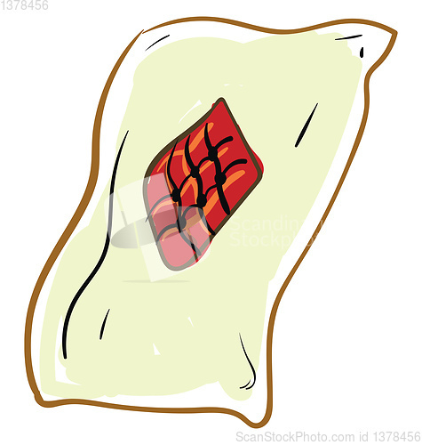 Image of Image of blanket, vector or color illustration.