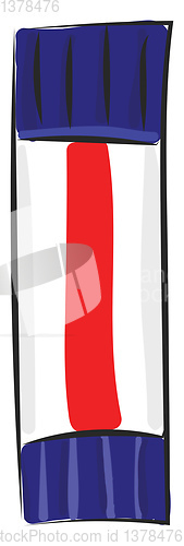 Image of Image of dry glue - glue stick, vector or color illustration.