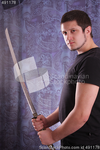 Image of Man and katana