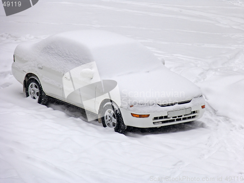 Image of Car under the snow