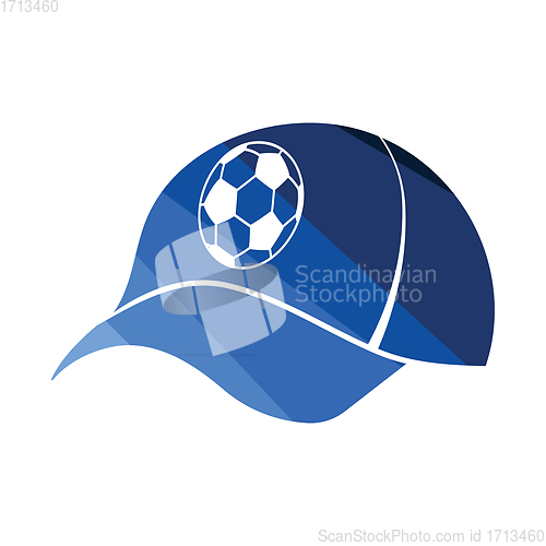 Image of Football fans cap icon