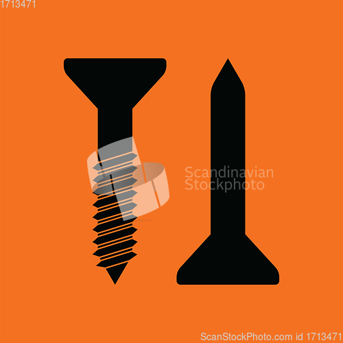 Image of Icon of screw and nail