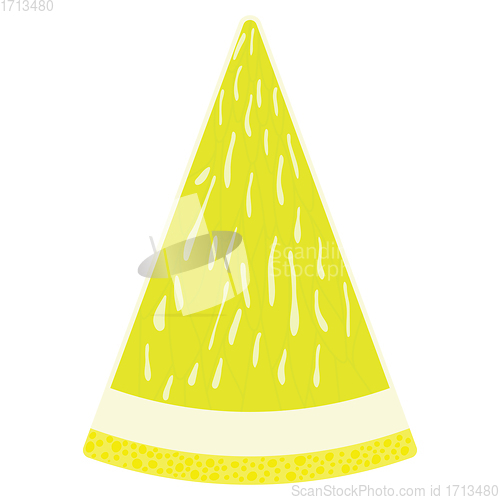 Image of Flat design icon of Lemon in ui colors.