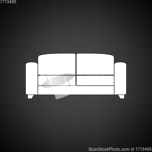 Image of Office sofa icon