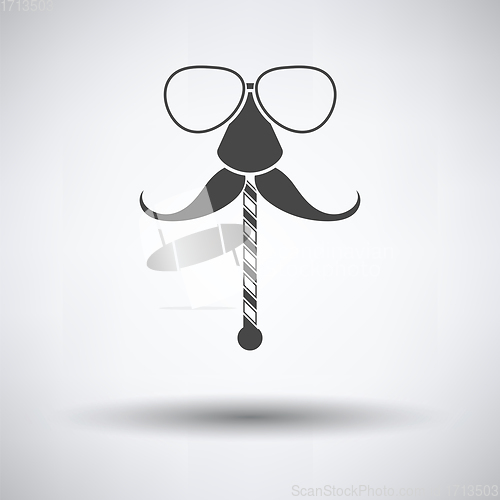 Image of Glasses and mustache icon