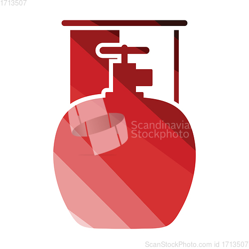 Image of Camping gas container icon