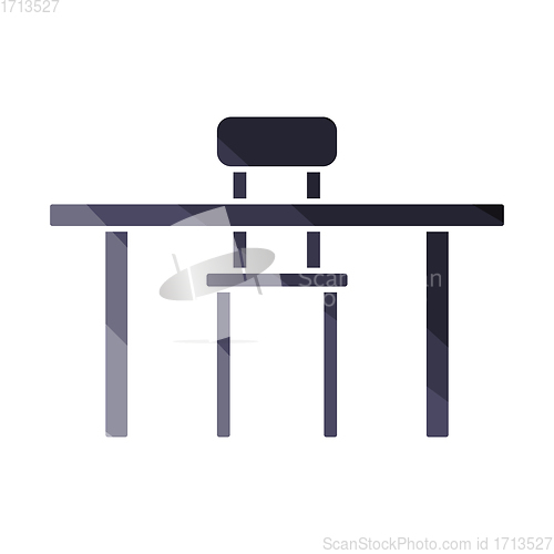 Image of Table and chair icon