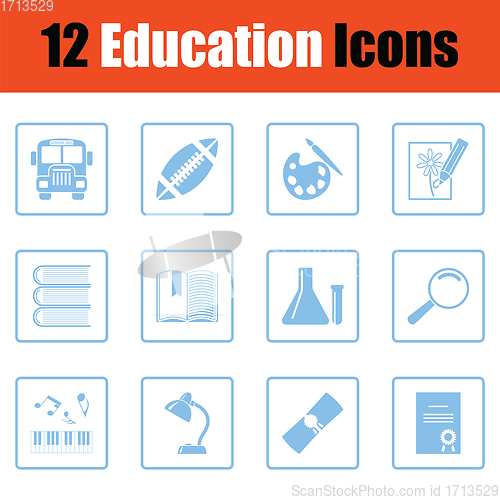 Image of Education icon set