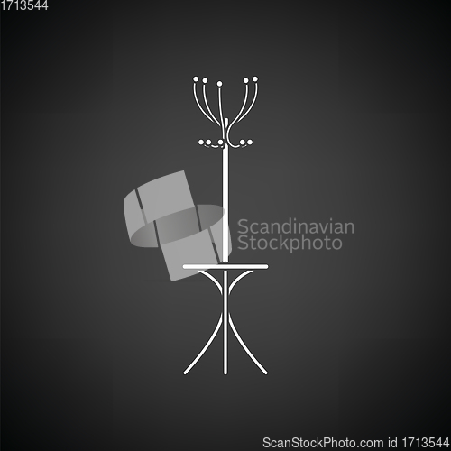 Image of Office coat stand icon