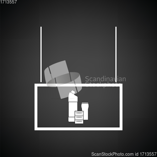 Image of Household chemicals market department icon