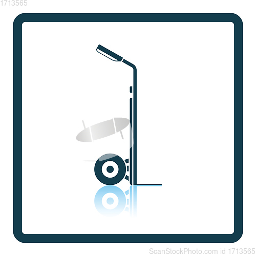 Image of Warehouse trolley icon