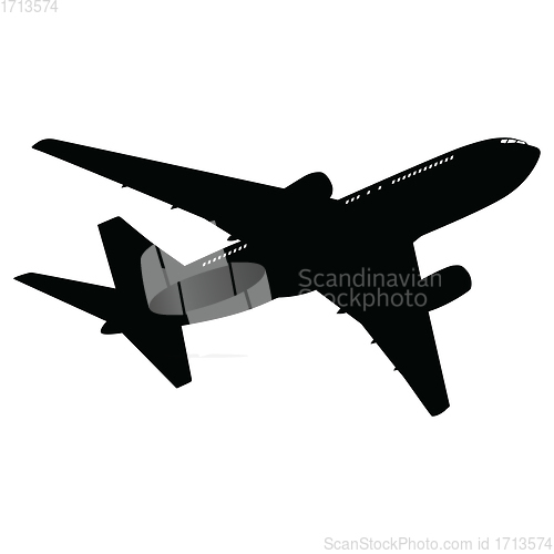 Image of Airplane silhouette