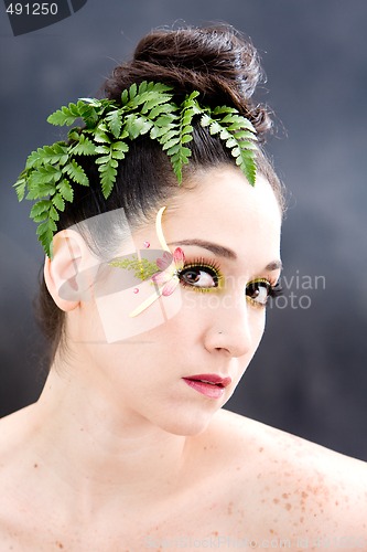 Image of Flower eye makeup