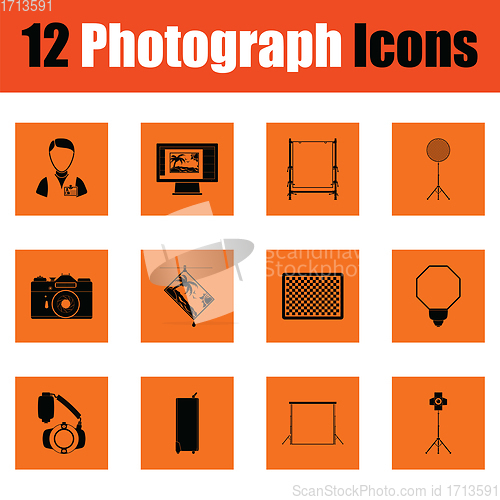 Image of Photography icon set