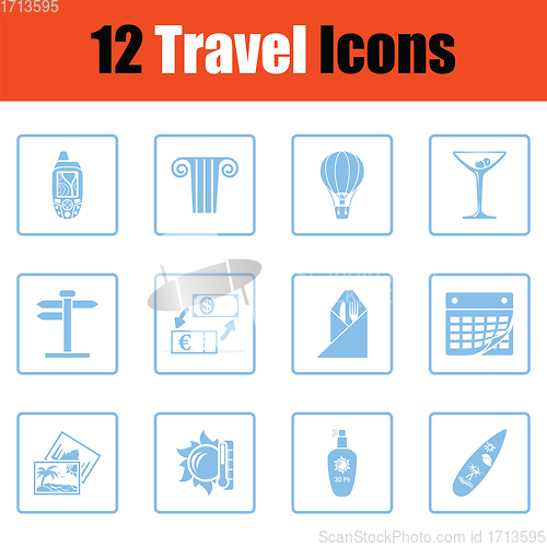 Image of Travel icon set