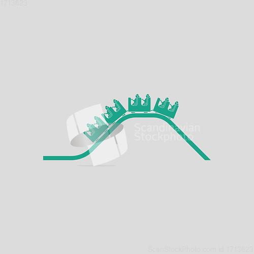 Image of Small roller coaster icon