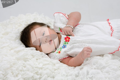 Image of Baby on white