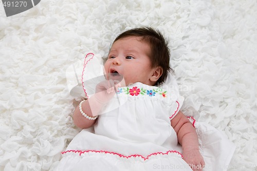 Image of Baby on white