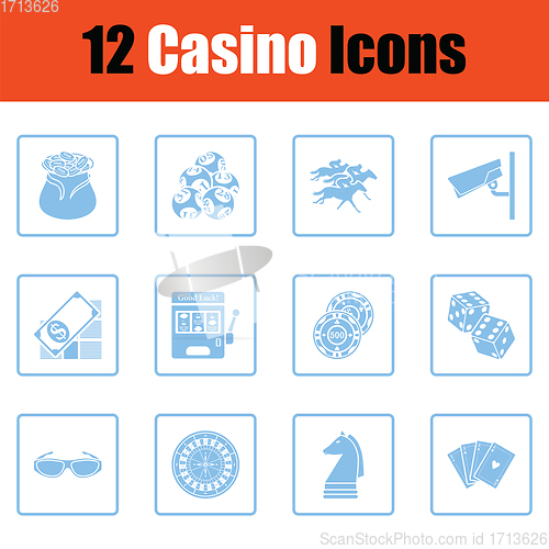 Image of Casino icon set