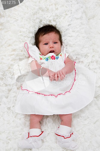 Image of Baby on white