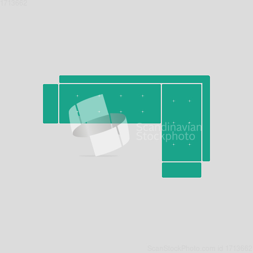 Image of Corner sofa icon