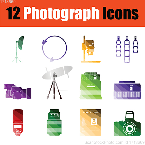 Image of Photography icon set