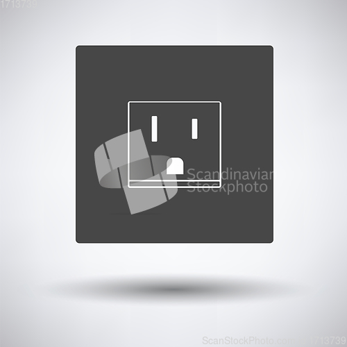 Image of USA electrical socket icon