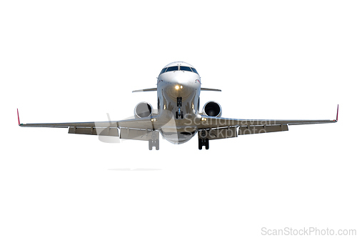 Image of Privat jet plane isolated on a white background