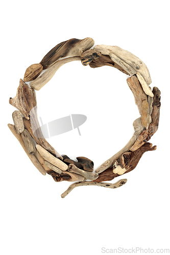 Image of Natural Driftwood Abstract Wooden Picture Frame  