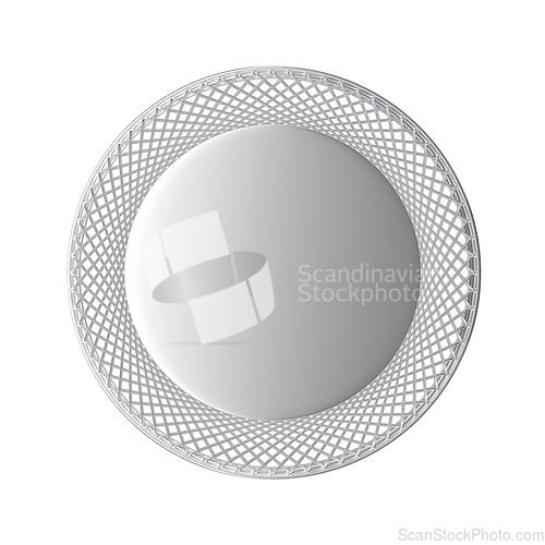 Image of Round metal button