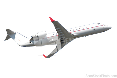 Image of Privat jet plane isolated on a white background