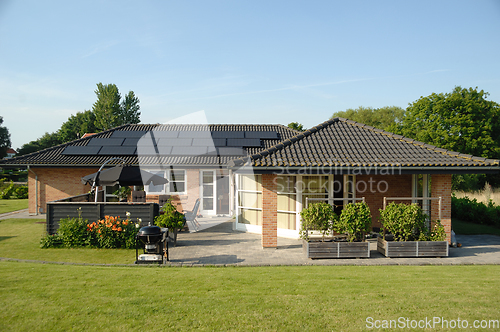 Image of House with solar panels