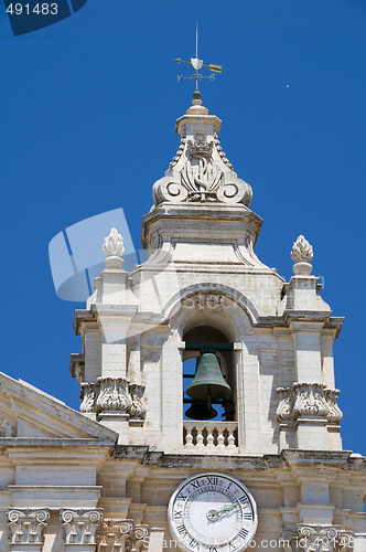 Image of detail st. paul's cathedral mdina malta