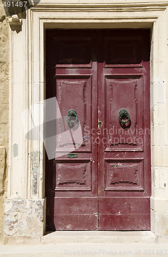 Image of mdina malta medieval door 